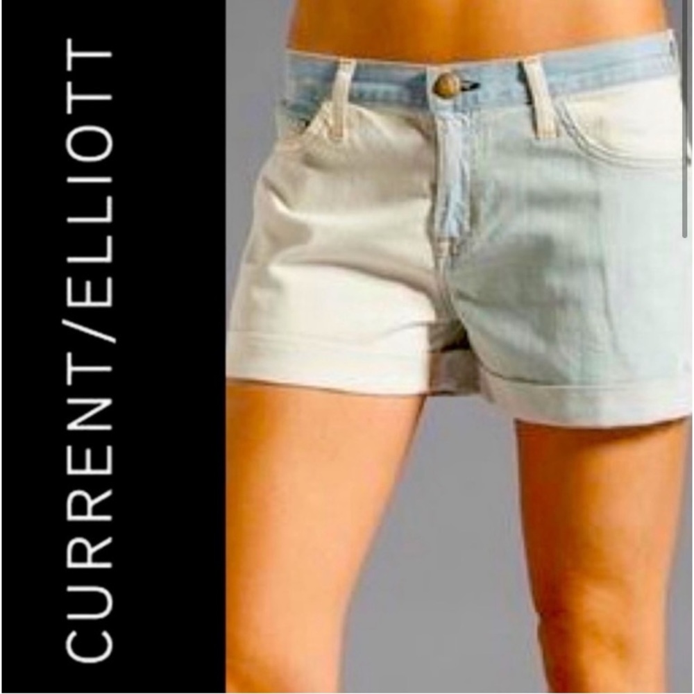Sale‼️ Current Elliot Boyfriend Rolled Shorts Size 25